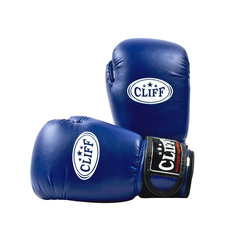 Перчатки боксёрские CLIFF CLUB, PVC, 10 унций, сине-белые