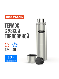Термос узкое горло из нержавеющей стали, 1,2 л No Brand