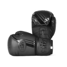 Перчатки боксёрские CLIFF BLACK WIDOW, FLEX, 8 унций, матовые, черные