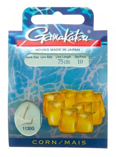 Крючок с поводком для рыбалки Gamakatsu BKS-1130G (1 упаковка / 10 / 1 / 6)