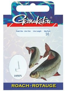 Крючок с поводком для рыбалки Gamakatsu BKS-1050N (Никель / 10 / 1 / 12)