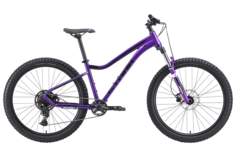 Велосипед Stark24 Tactic 27.4+ HD 18" 2024 сиреневый/черный
