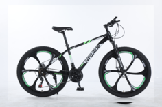Велосипед горный MTO RIDE 26" 2023 17" черно-зеленый