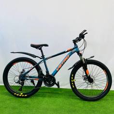 Велосипед горный VETRO V24 130-165 диаметр 24, 2024 год, 24 скорости, оранжевый