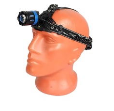 Фонарь налобный светодиодный АКБ USB 8048-1 Police