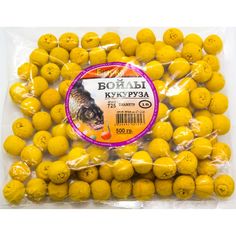 Бойлы тонущие Fish.ka Кукуруза 18 мм, 500 гр