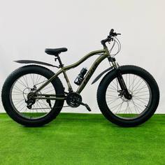 Велосипед CRUZER Fatbike 26x4" 2024 18" серый