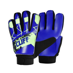 Перчатки вратарские CLIFF СS-22181, сине-зеленые, р.5