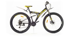 Велосипед KROSTEK DEXTER 700 27,5" 2023 19" черно-желтый