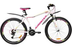 Велосипед KROSTEK GLORIA 600, 2023, рост 18, белый