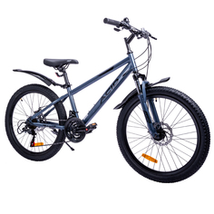 Велосипед подростковый ACID F 240 D 24" рама 13" серо-черный
