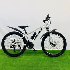 Велосипед CRUZER 26" 2024 14.5" рост 140-170 см, белый