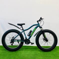 Велосипед Cruzer Fatbike 26x4" 2024 18" синий