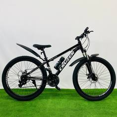 Велосипед CRUZER 26" 2024 14.5" рост 140-170 см, черный