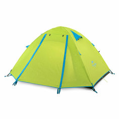 Палатка Naturehike 210T65D NH18Z022-P двухместная светло-зеленая, 6927595729601