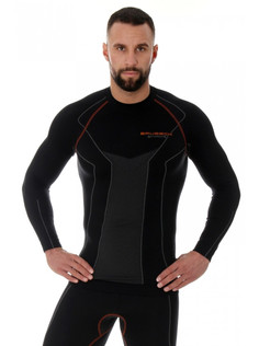 Термобелье мужское Brubeck Thermo protect футболка длинный рукав р.XXXL, черный
