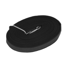 Корда из прорезиненной стропы с усиленным карабином, 8 м, черный Imperial