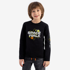 Футболка с длинным рукавом Kapika LKBCL01, черный, 98