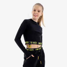 Футболка с длинным рукавом Kapika LJGCL01, черный, 140