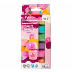 Тесто-пластилин для лепки Genio Kids 180 г 6 цветов