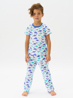 Пижама детская КотМарКот 285442643 цв. белый р. 104