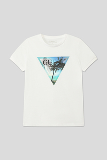 Футболка детская Guess L4GI10 K8HM4, белый, 140