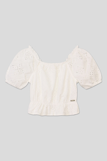Блузка детская Guess J3GH02 WFGJ0, белый, 152