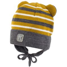 Шапка детская Prikinder M3-1926, серый 52 Прикиндер