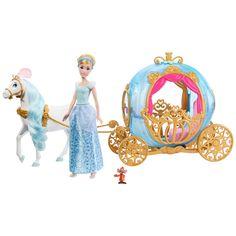 Игровой набор Disney Princess Карета Золушки Cinderellas Magical Carriage HLX35