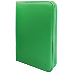 Альбом для карт Ultra Pro Vivid 4-Pocket Zippered PRO-Binder 20 листов Green 2х2