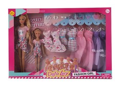 Кукла Defa Lucy С сестренкой и платьями