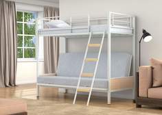 Двухъярусная кровать-диван 4 Сезона Дакар 2 Белый