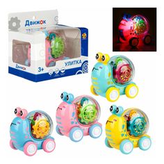 Интерактивная игрушка 1Toy Движок Улитка в ассортименте (цвет по наличию)