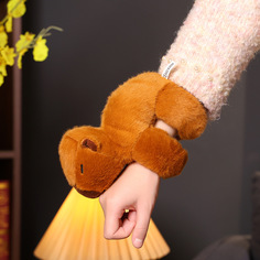 Мягкая игрушка Капибара браслет на руку No Brand