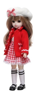 Кукла шарнирная серия Аниме 30 см в красн платье К10739 Max&Jessi