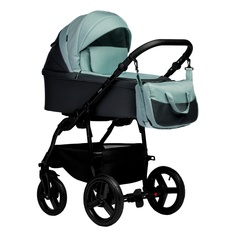 Коляска детская 2 в 1 Indigo Impulse Eco, 07 серый, шалфей