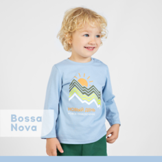 Лонгслив детский Bossa Nova голубой 80