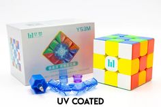 Кубик Рубика магнитный скоростной MoYu HuaMeng YS3M 3x3 Ball-Core UV coated, color