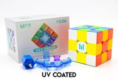 Кубик Рубика магнитный скоростной MoYu HuaMeng YS3M 3x3 Ball-Core UV coated, color
