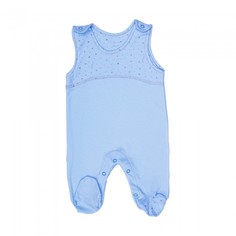 Ползунки Little me голубой 62