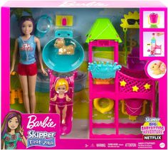 Игровой набор Barbie с куклой Барби и аквапарком