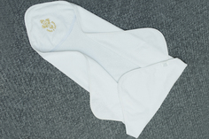 Полотенце-уголок детское Крестильный, размер 90х90, белый Everliness