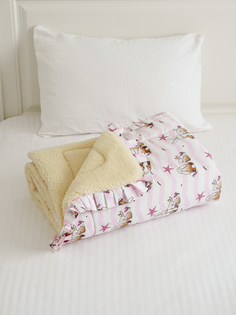Одеяло детское Малютка Зайчики розовый 105х105 Holty