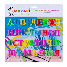 Обучающий набор магнитов MAZARi Русский алфавит 33шт