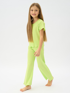 Пижама детская КотМарКот 800042, салатовый, 122