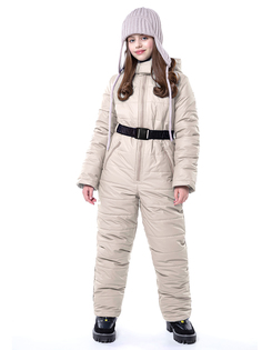 Комбинезон детский NIKASTYLE 8з5223, бежевый, 140