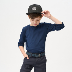 Лонгслив детский КотМарКот 419650027, Темно-синий, 134