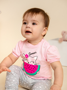 Футболка детская КотМарКот 426241489 цв. розовый р. 98