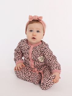 Комбинезон детский КотМарКот LEOPARDIC, розовый, 86