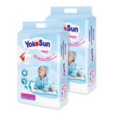 Детские одноразовые пеленки YokoSun размер 60х90 см, 2 упаковки по 10 шт